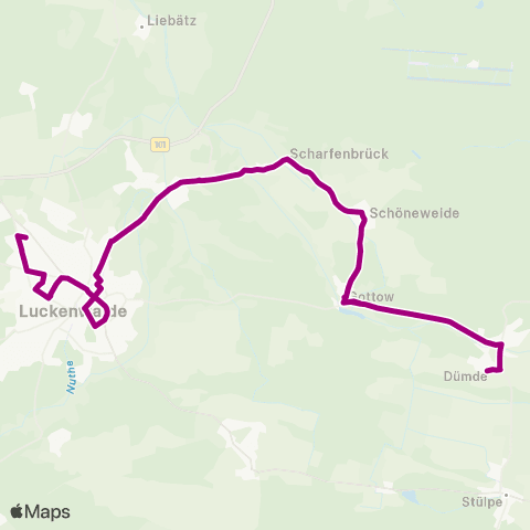 Verkehrsgesellschaft Teltow-Fläming  map