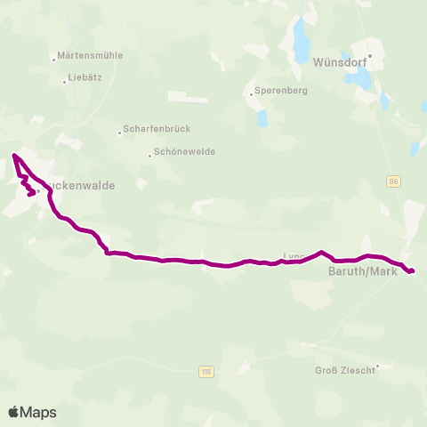Verkehrsgesellschaft Teltow-Fläming  map