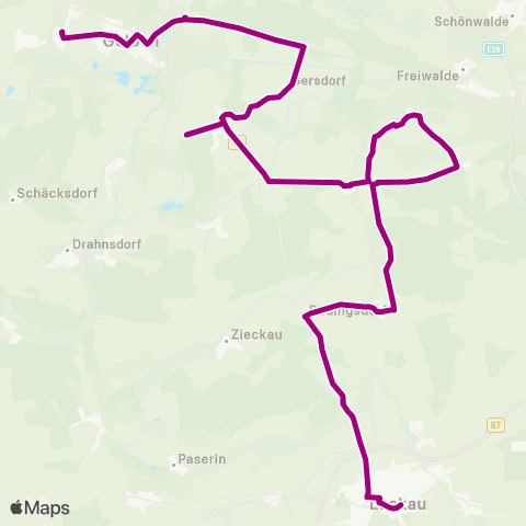 Regionale Verkehrsgesellschaft Dahme-Spreewald  map