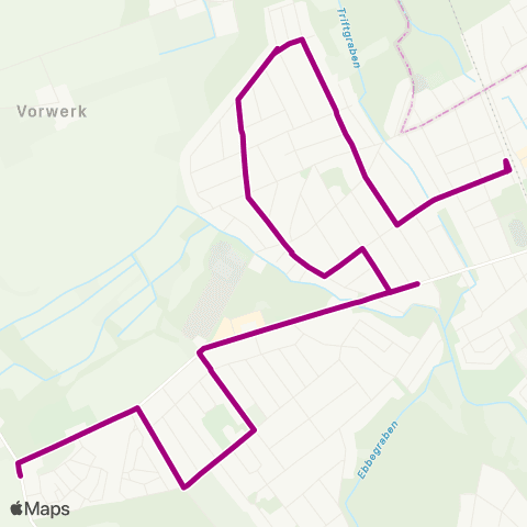 Regionale Verkehrsgesellschaft Dahme-Spreewald Delmenhorster Str. ↔︎ 🅢 Zeuthen map