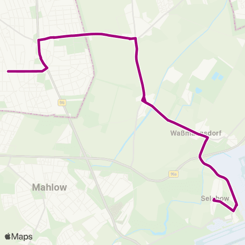 Regionale Verkehrsgesellschaft Dahme-Spreewald 🅢 Lichtenrade (Berlin) ↔︎ Kirche map