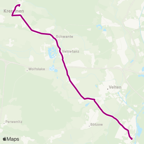 Oberhavel Verkehrsgesellschaft Waidmannsweg ↔︎ Schule map