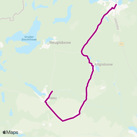 Oberhavel Verkehrsgesellschaft Kirche ↔︎ Schleuse map