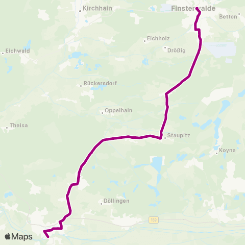 Verkehrsmanagement Elbe-Elster  map