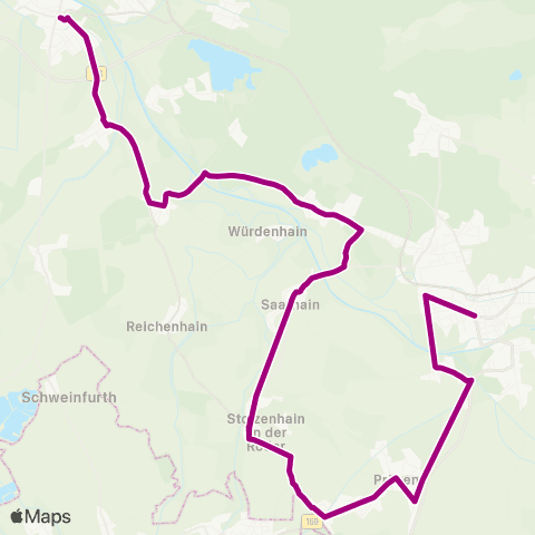 Verkehrsmanagement Elbe-Elster Südring ↔︎ Schule map