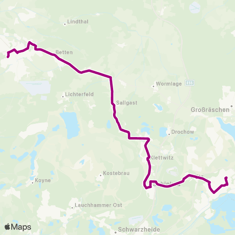 Verkehrsmanagement Elbe-Elster  map