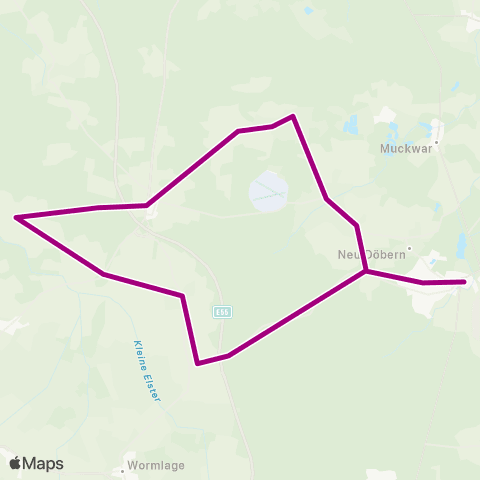 Verkehrsgesellschaft Oberspreewald-Lausitz Busbahnhof ↔︎ AM Markt map