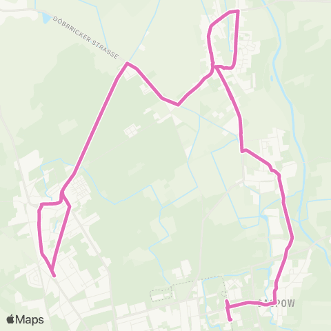 Cottbusverkehr Neu Schmellwitz Zuschka ↔︎ Döbbricker Dorfstr. map