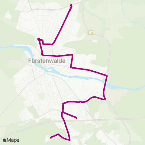 Busverkehr Oder-Spree O-Lilienthal-Str ↔︎ AM Fuchsbau map
