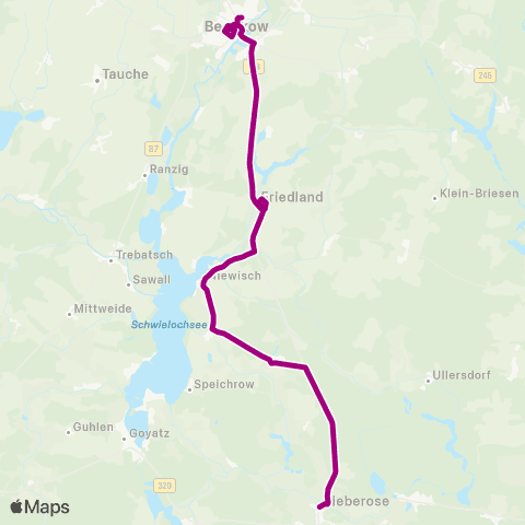 Busverkehr Oder-Spree  map