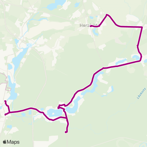 Busverkehr Oder-Spree Kagel Lichtenower Weg ↔︎ 🅢 Erkner map