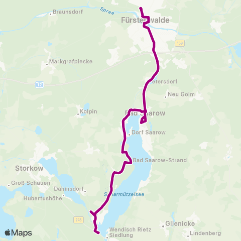 Busverkehr Oder-Spree  map
