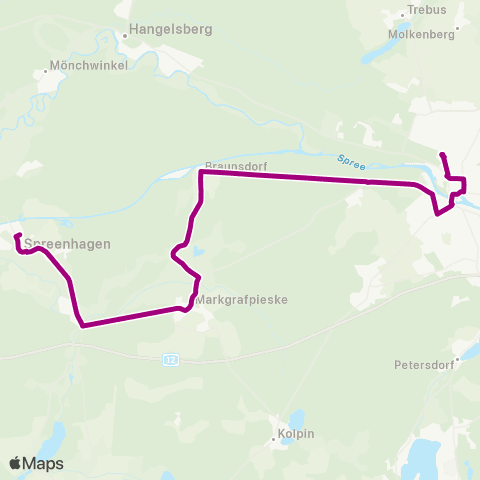 Busverkehr Oder-Spree  map