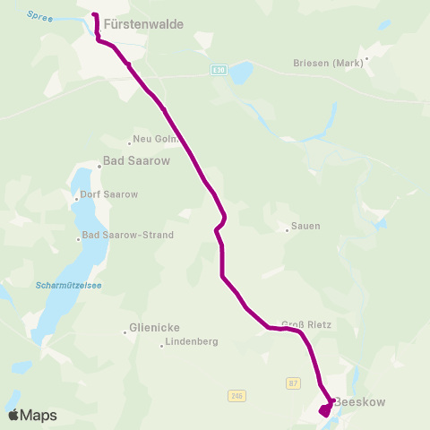 Busverkehr Oder-Spree  map