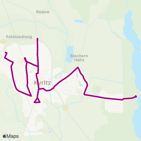 ORP Ostprignitz-Ruppiner Personennahverkehrsgesellschaft Untersee ↔︎ Lindenschule map