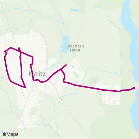 ORP Ostprignitz-Ruppiner Personennahverkehrsgesellschaft Untersee ↔︎ Lindenschule map