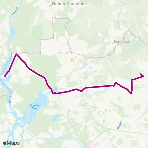 BVG Alt-Heiligensee ↔︎ Aubertstr. map