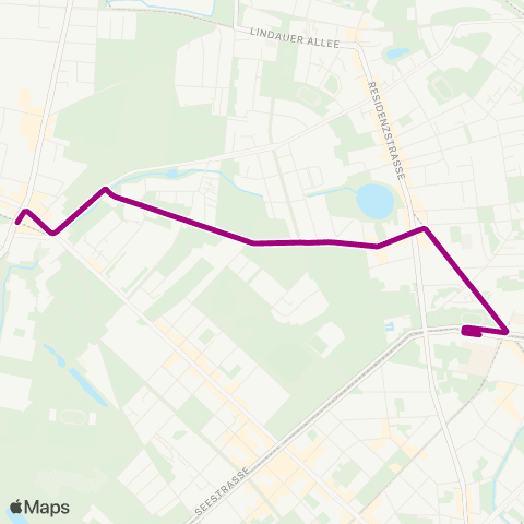 BVG 🅤 Osloer Str. (Berlin) ↔︎ 🅤 Kurt-Schumacher-Platz (Berlin) map