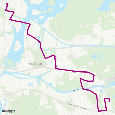 BVG Schlosspark-Klinik (Berlin) ↔︎ Eschenweg (Berlin) map