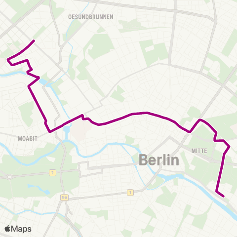 BVG 🅢 Ostbahnhof (Berlin) ↔︎ 🅢+🅤 Berlin Hbf map