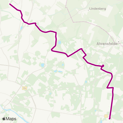 BVG 🅤 Elsterwerdaer Platz (Berlin) ↔︎ Aubertstr. map