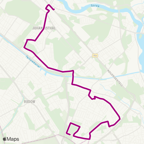 BVG Siriusstr. ↔︎ Hasselwerderstr. (Berlin) map