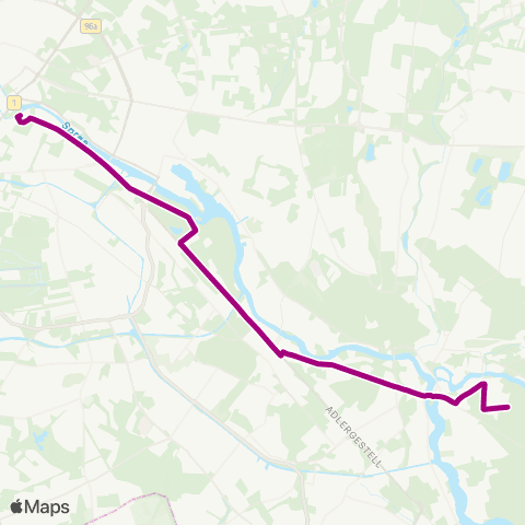 BVG Müggelschlößchenweg (Berlin) ↔︎ 🅤 Märkisches Museum (Berlin) map