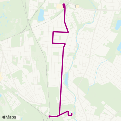 BVG 🅢 Wuhlheide (Berlin) ↔︎ 🅤 Elsterwerdaer Platz (Berlin) map