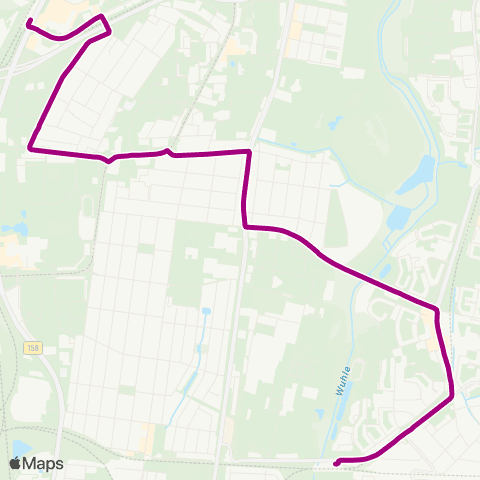 BVG 🅢+🅤 Wuhletal (Berlin) ↔︎ 🅢 Marzahn (Berlin) map