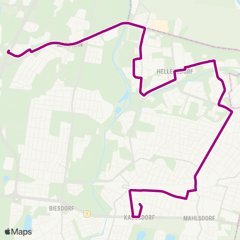 BVG Neuenhagener Str. (Berlin) ↔︎ 🅢 Marzahn (Berlin) map