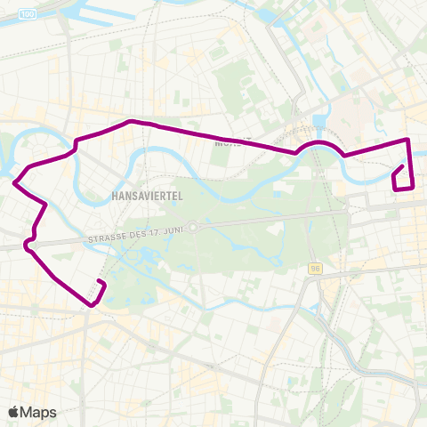 BVG 🅢+🅤 Friedrichstr. Bhf (Berlin) ↔︎ Hertzallee (Berlin) map