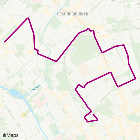 BVG 🅢 Nbf ↔︎ 🅤 Leopoldplatz (Berlin) map
