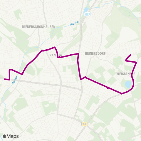 BVG 🅤 Osloer Str. (Berlin) ↔︎ Schwarzelfenweg (Berlin) map