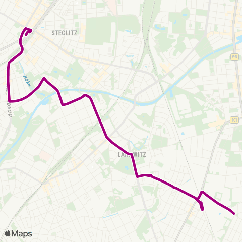 BVG Preysingstr. (Berlin) ↔︎ 🅢+🅤 Rathaus Steglitz (Berlin) [Busbahnhof] map