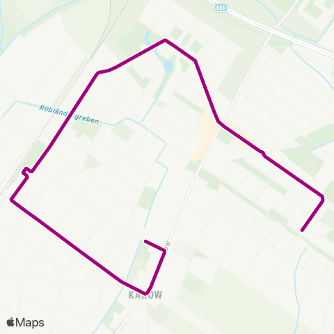 BVG Hofzeichendamm (Berlin) ↔︎ 🅢 Karow Bhf (Berlin) map