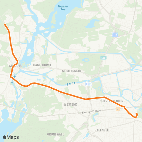 BVG Hertzallee (Berlin) ↔︎ Johannesstift (Berlin) map