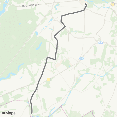 BVG Sachtlebenstr. (Berlin) ↔︎ Hertzallee (Berlin) map