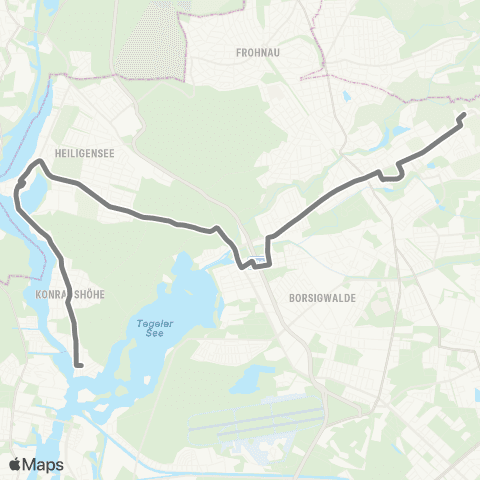 BVG Alt-Lübars (Berlin) ↔︎ Tegelort (Berlin) map
