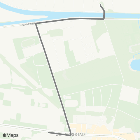 BVG 🅤 Rohrdamm ↔︎ Mäckeritzwiesen (Berlin) map