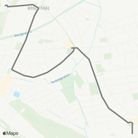 BVG Wilhelmsruher Damm (Berlin) ↔︎ Grabbeallee map