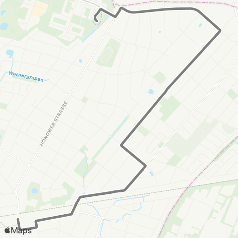BVG Riesaer Str. (Berlin) ↔︎ 🅢 Mahlsdorf Bhf (Berlin) map