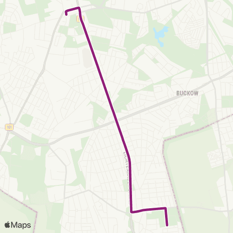 BVG Nahariyastr. (Berlin) ↔︎ Forddamm (Berlin) map
