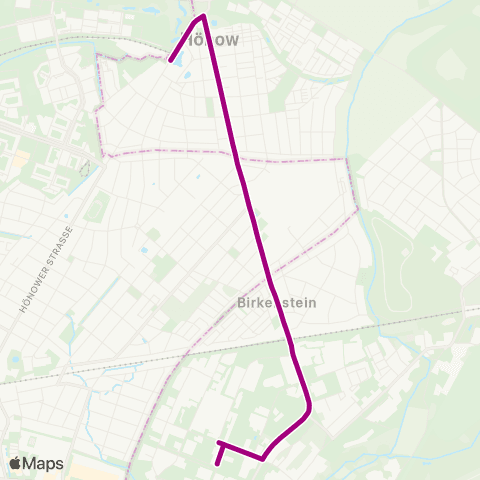 mobus Märkisch-Oderland Bus Digitalstr. ↔︎ 🅤 Hönow (Berlin) map