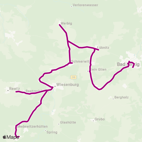 regiobus Potsdam Mittelmark  map