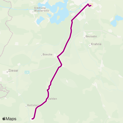 regiobus Potsdam Mittelmark Görzke ↔︎ Hbf map