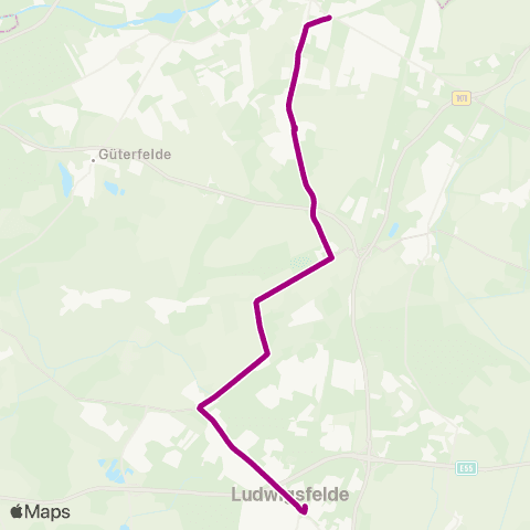 regiobus Potsdam Mittelmark  map