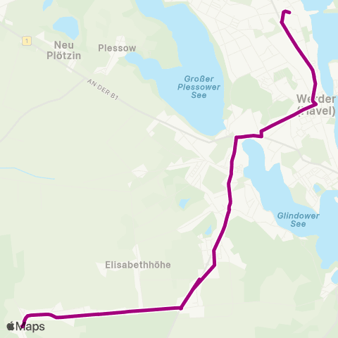 regiobus Potsdam Mittelmark  map