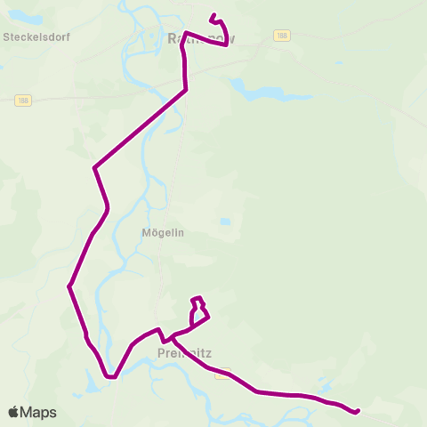 Havelbus Verkehrsgesellschaft Oberschule ↔︎ Thomas-Mann-Str. map