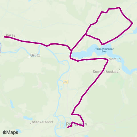 Havelbus Verkehrsgesellschaft Parey ↔︎ Schule map