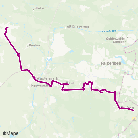 Havelbus Verkehrsgesellschaft  map